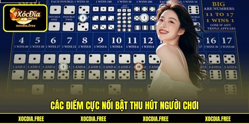 Các điểm cực nổi bật thu hút người chơi