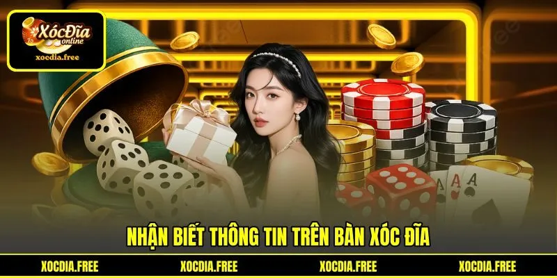 Nhận biết thông tin trên bàn xóc đĩa Nhận biết thông tin trên bàn xóc đĩa