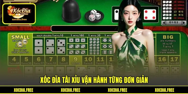Xóc đĩa tài xỉu vận hành từng đơn giản Xóc đĩa tài xỉu vận hành từng đơn giản